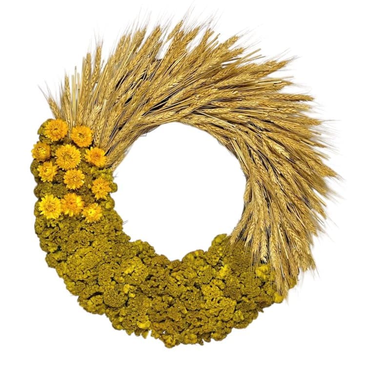 22" Harvest Honey Wreath