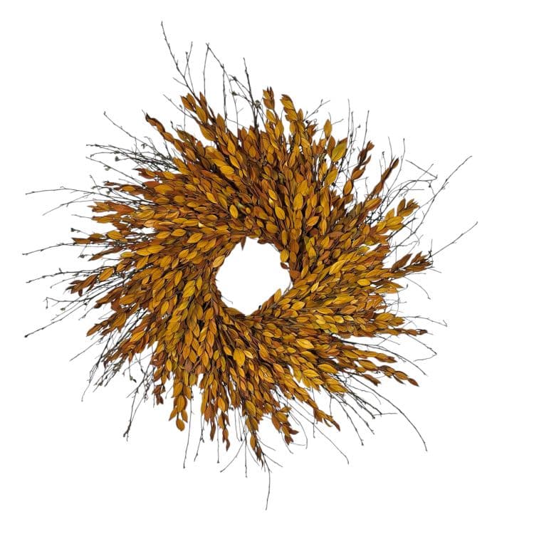 22" Amber Myrtle Wreath